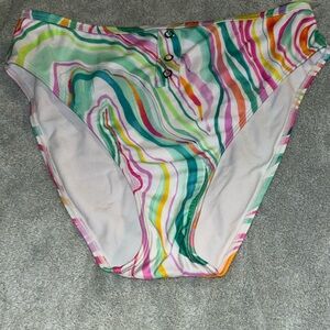 Size Large‎ Sugar Beach Bikini Swim Bottoms High Waist